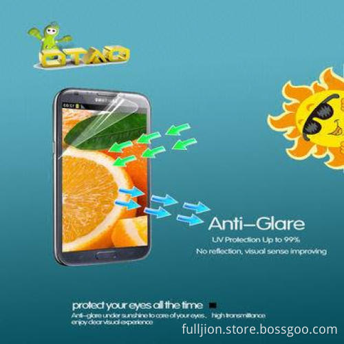 Anti-crack and Anti-scratch Fingerprint-resistant PET Color Screen Protector for HTC Butterfly